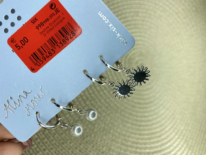 پک گوشواره خورشید و مروارید کد 02