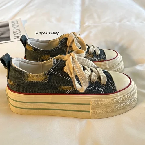 کانورس طبی جین زاپ دار از برند iFashion کد 673