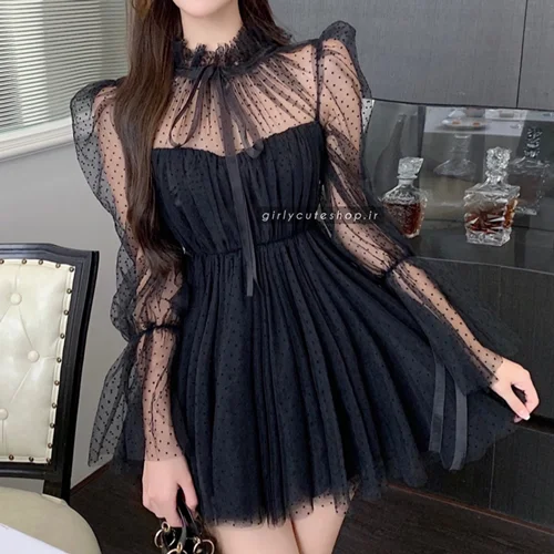 پیراهن مجلسی عروسکی ترند 2022 کد 0502