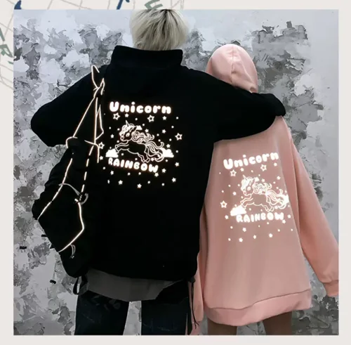 Blacklight Unicorn Hoodie / هودی شبرنگ یونیکورن