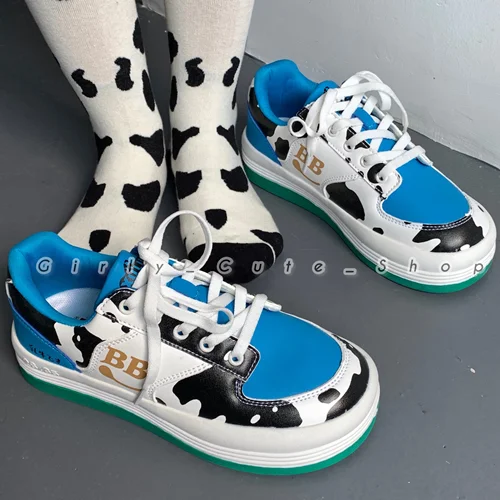 کتونی کیوت طرح گاوی برند ifashion کد 0390