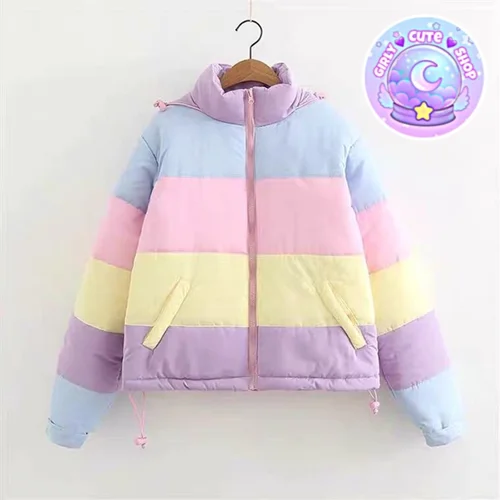 Cute Pastel Jacket / کاپشن پاستلی جذاب