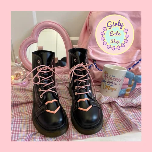 Super Cute Heart Boots 0309 / بوت جذاب وارداتی/ بوت 2021 جدید