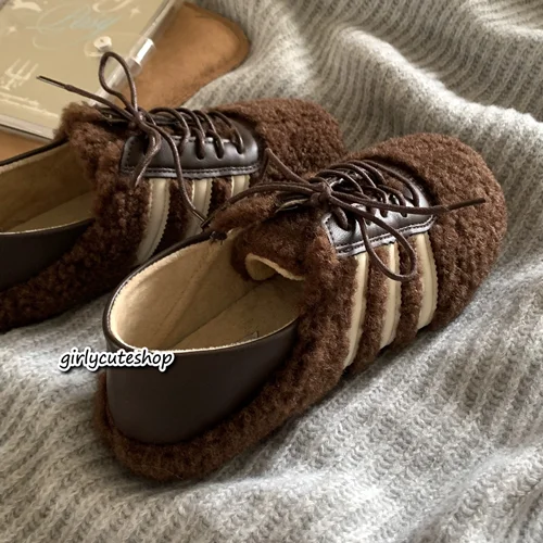 کتونی سامبا پشت چرمی کد 755