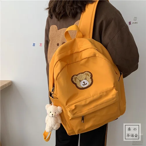 کوله تدی با آویز عروسک