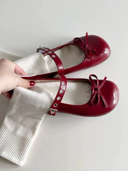 کفش زنانه مری جین فرانسوی مدل باله کد 778