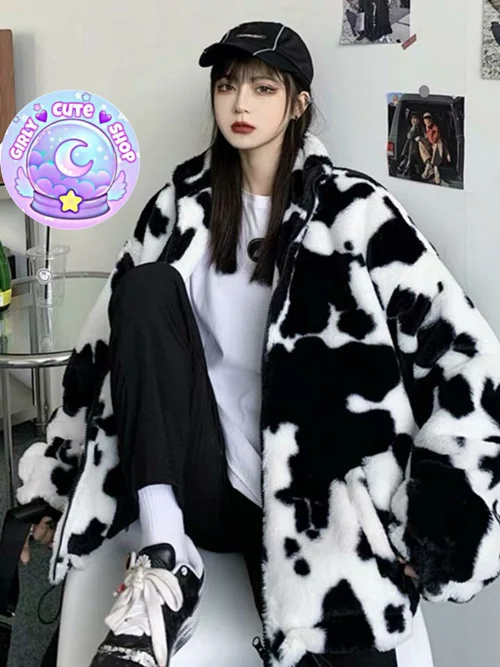 Super Cute Cow Coat