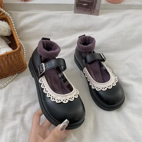 کفش مری جین ژاپنی مدل Lolita دامنی کد 782