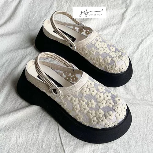 کفش توری گلدوزی از برند iFashion کد 698