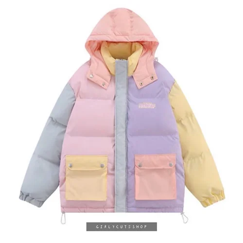 کاپشن پاستلی کاوایی برند وارداتی کد 0584