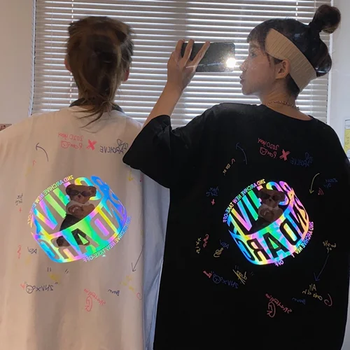 تیشرت شبرنگ / بلک لایت تدی