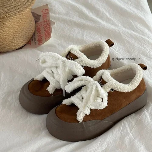 کتونی کژوال مخمل بند تدی برند * Lu Shisan* کد 745