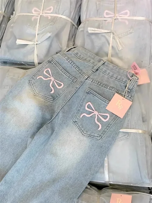 شلوار جین پاپیونی پینترستی کد 780